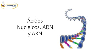 Ácidos
Nucleicos, ADN
y ARN
 