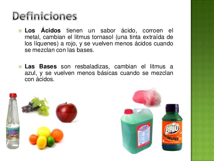 Acidos y bases