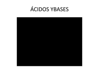ÁCIDOS YBASES

 