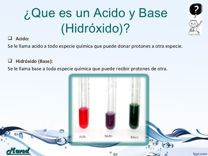 Acidos y bases