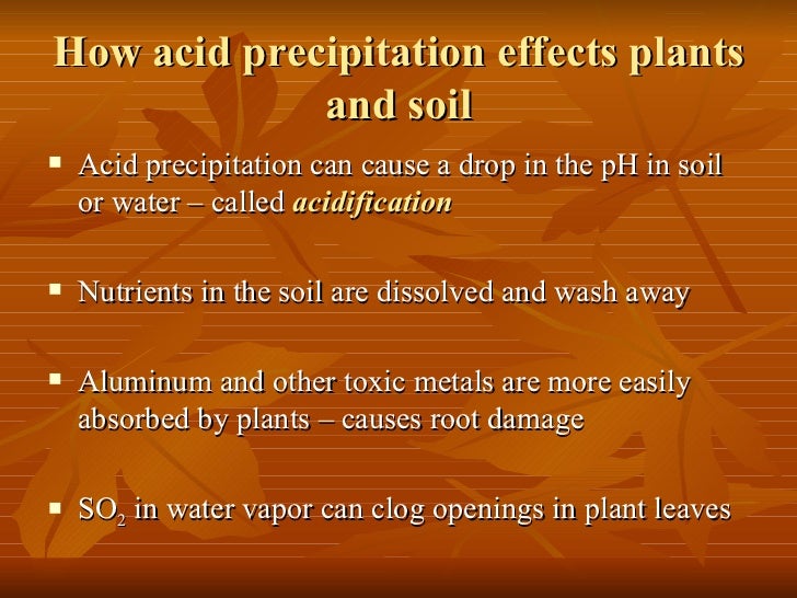 Acid precipitation