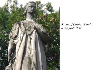 Statue of Queen Victoria in Salford, 1857 