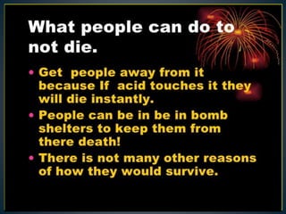 Acid rain and its effects 