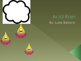 Acid Rain  By: Luke Bellack  