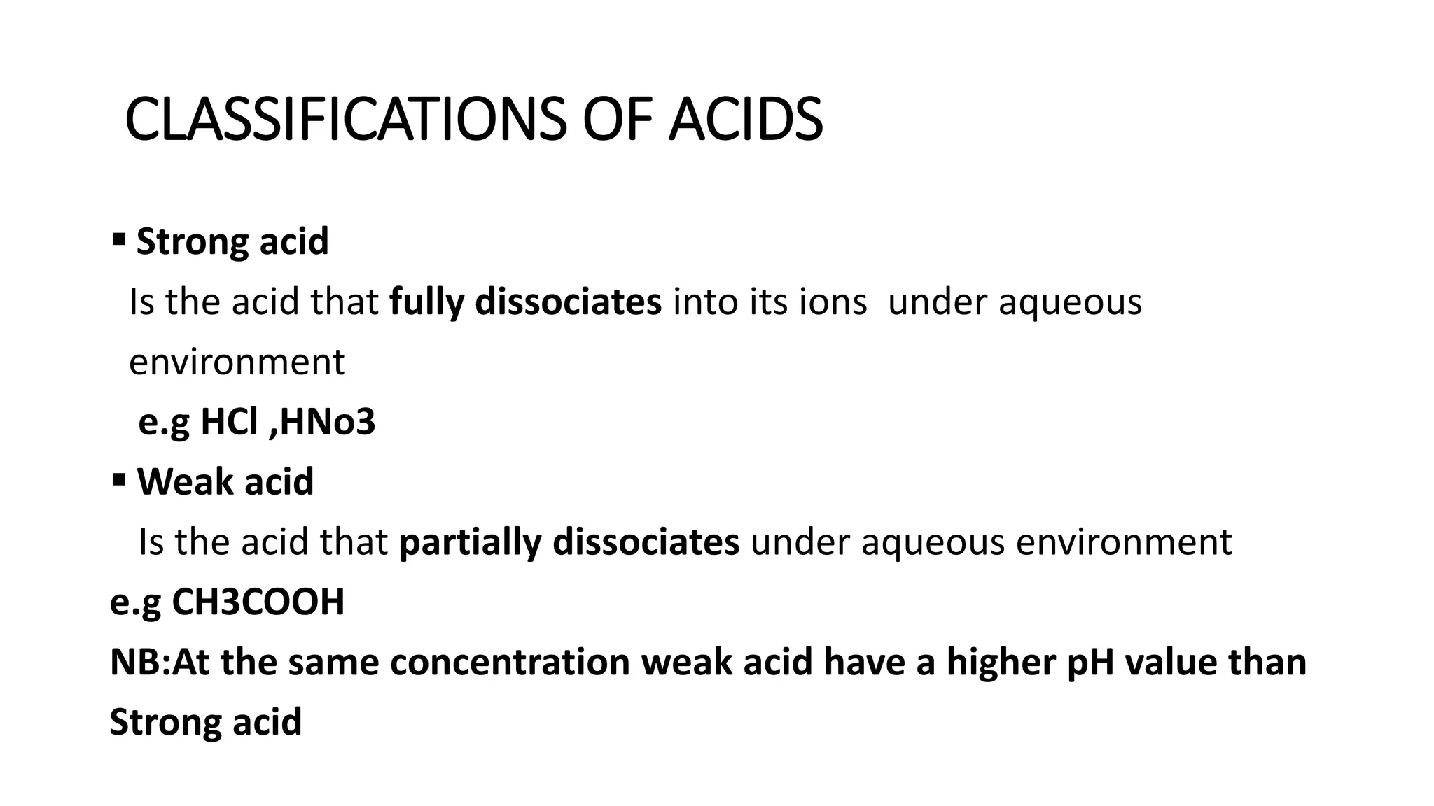 Acids | PPTX