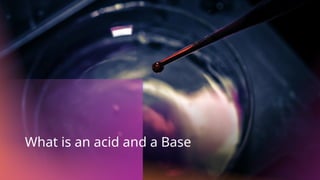 What is an acid and a Base
 