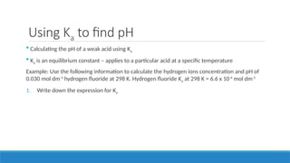 A level buffers an application including acids and bases | PPTX