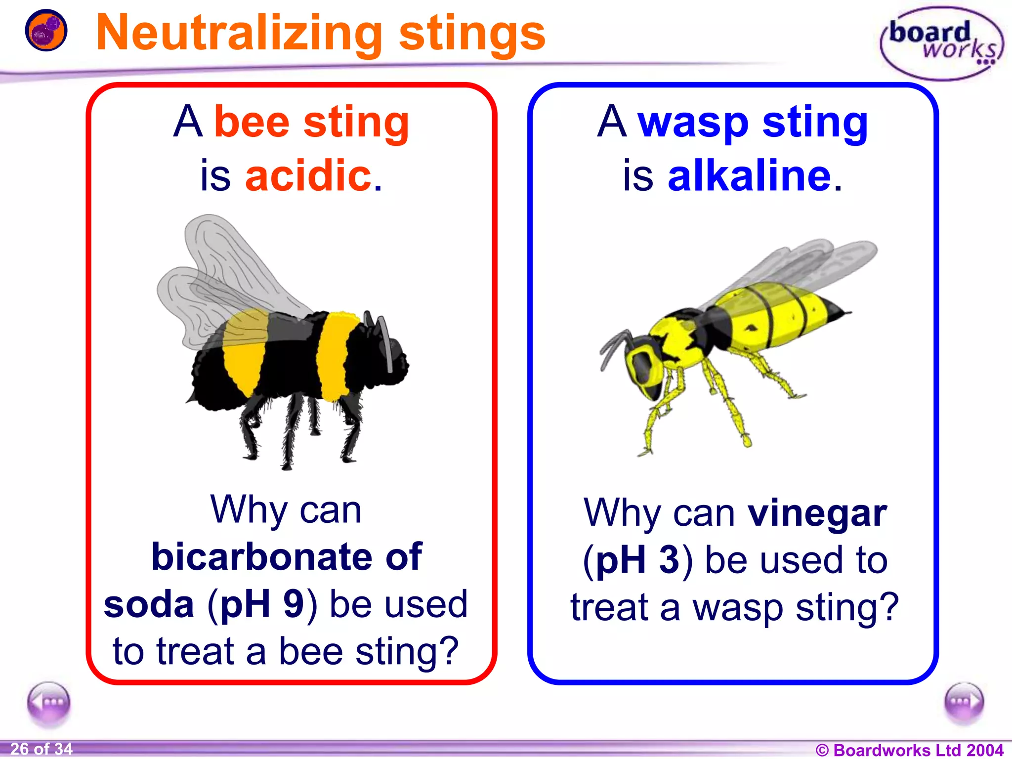 Is A Bee Sting Acidic Or Alkaline