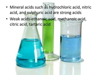 Carbonic acid- make carbonated drinks