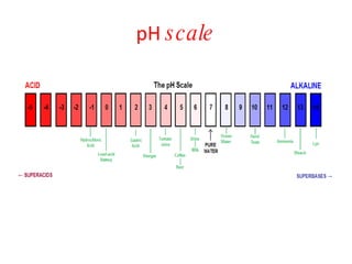 pH  scale 
