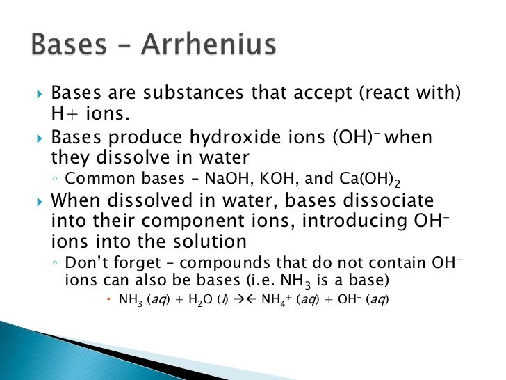 Acids and Bases