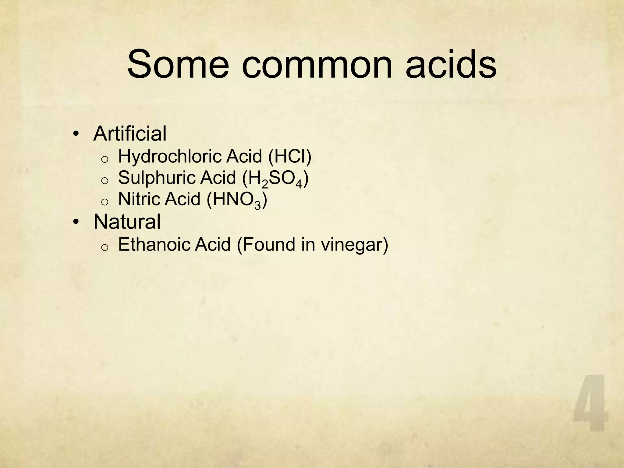 Acids, bases and salts according to the syllabus of CAIE and IGCSE | PPT