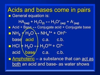 Base Substance Acids and bases and salts | PPTX