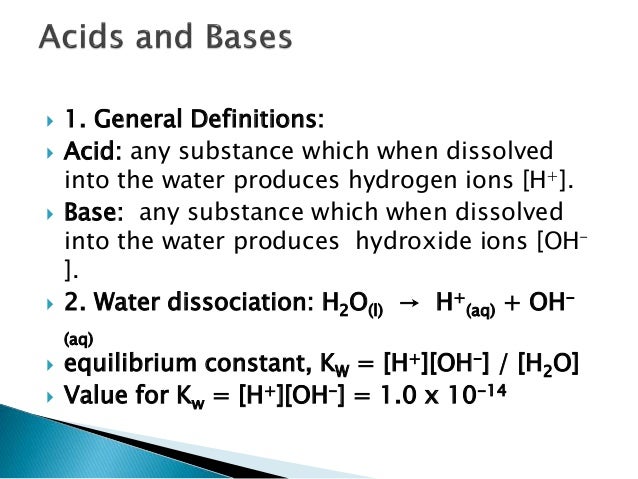 Acids and bases p pt