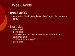 Acids and bases ppt notes | PPT