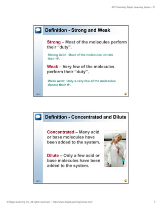 Acids andbases slides | PDF