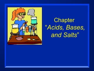 Chapter
“Acids, Bases,
and Salts”
 
