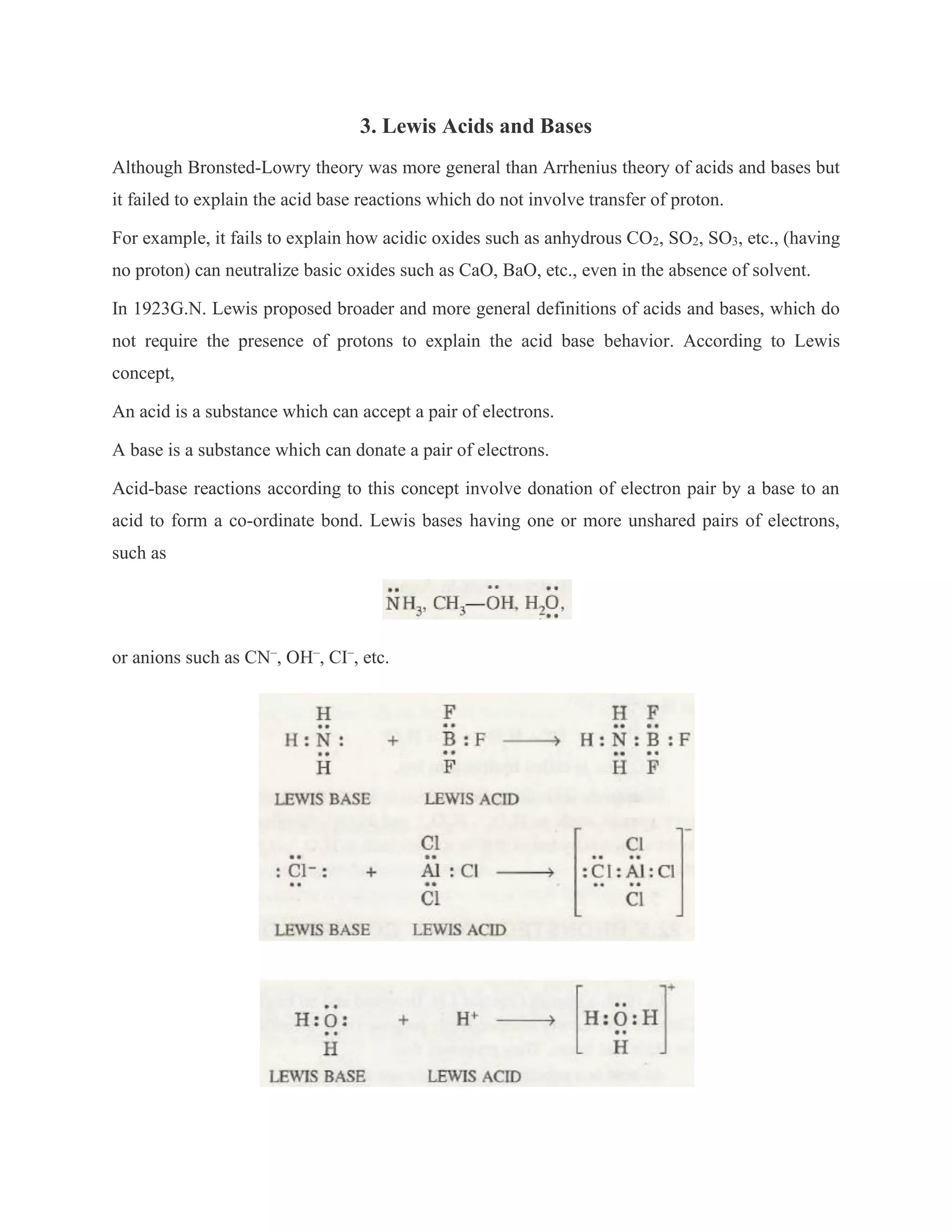 Anhydrous Base Acids & Bases | PDF