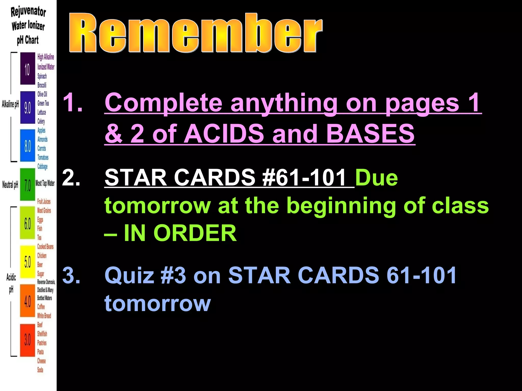 Acids & bases day 1 | PPT