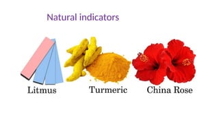Natural indicators
 