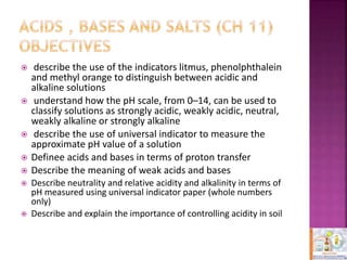 Acids bases and indictors . BASIC IDEAS | PPTX