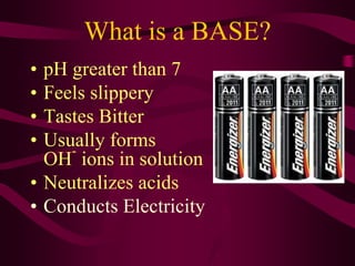 Acids Bases and Salts powerpoint , department of biochemistry | PPT