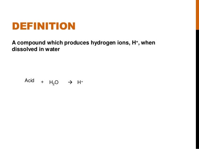 acid definitions