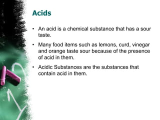 Acids Bases Salts- class 9 | PPT