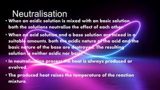 Neutralice Acids, Bases ,and Salts | PPTX