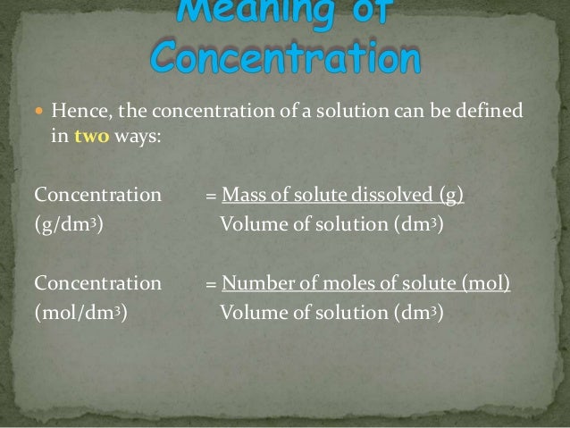 Chemistry Form 4 Acids N Bases Concentration