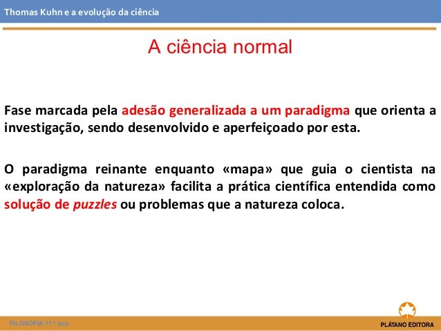A ciência normal e a extraordinária