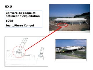 exp
Barrière de péage et
bâtiment d’exploitation
1998
Jean_Pierre Conqui
 