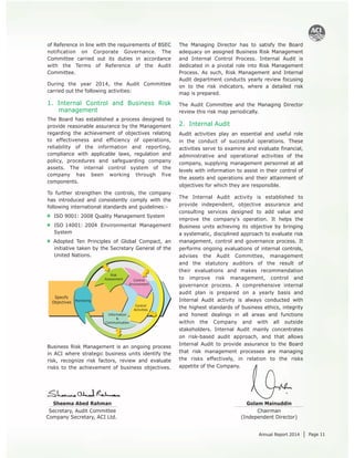 Aci fl annual report 2014 final | PDF