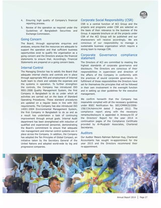Aci fl annual report 2014 final | PDF