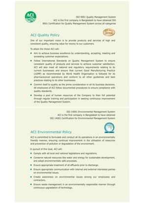 Aci fl annual report 2014 final | PDF