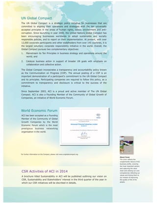 Aci fl annual report 2014 final | PDF