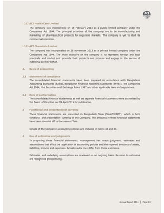 Aci fl annual report 2014 final | PDF