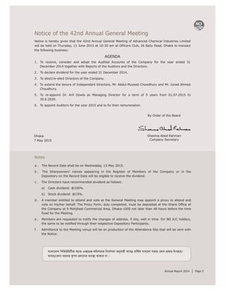 Aci fl annual report 2014 final | PDF