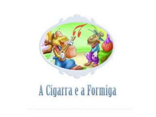 A cigarra e a formiga.