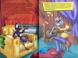 A cigarra e a formiga slides