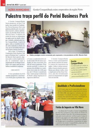 Acij 2007   4o. mandato foco comunidade