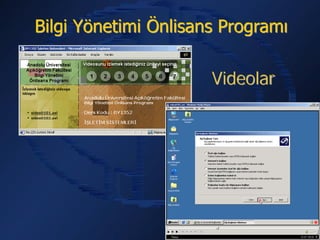 Bilgi Yönetimi Önlisans Programı

                      Videolar
 