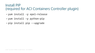 ACI Kubernetes Integration | PDF