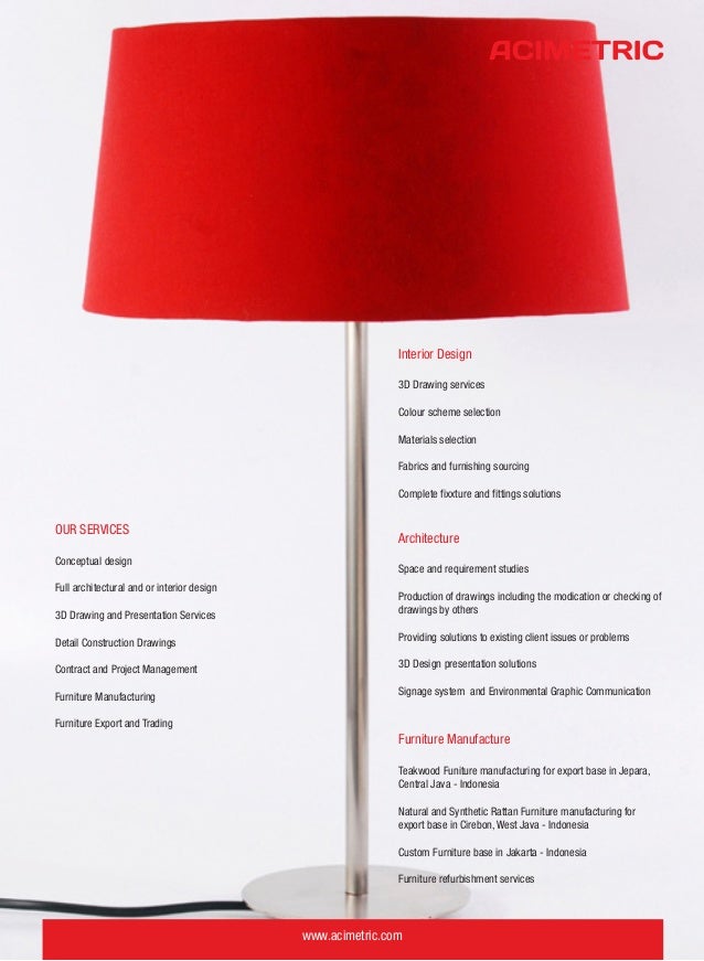 Acimetric - Interior Design and Furniture Co. Company Profile