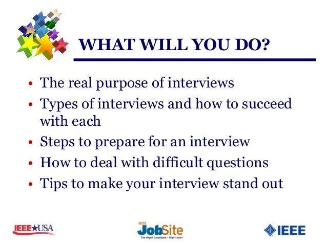 types of job interviews