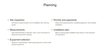 AC Installer Presentation.pptxjcdkjhsajsjk | PPTX