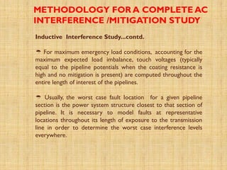AC Interference on Buried Pipelines and its Mitigation | PPTX