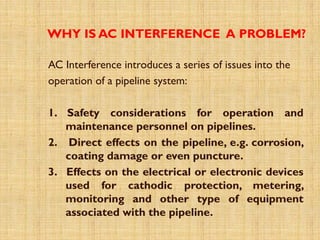 AC Interference on Buried Pipelines and its Mitigation | PPTX