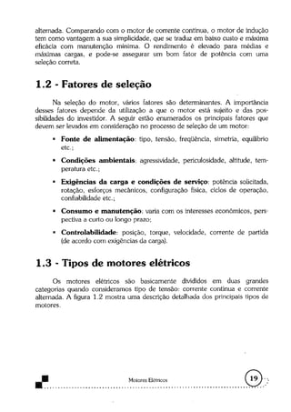 Acionamentos eletricos