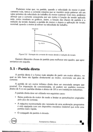 Acionamentos eletricos